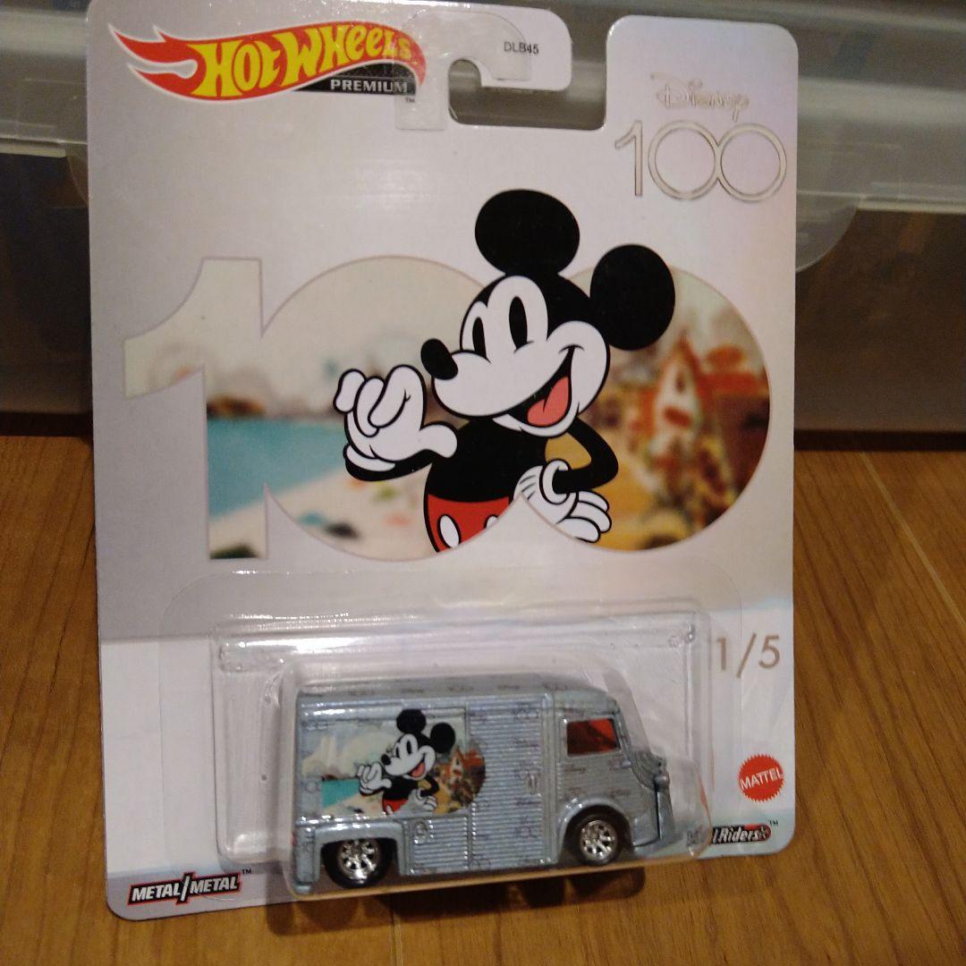 ホットウィール ポップカルチャー ディズニー100周年記念モデル 5台セット