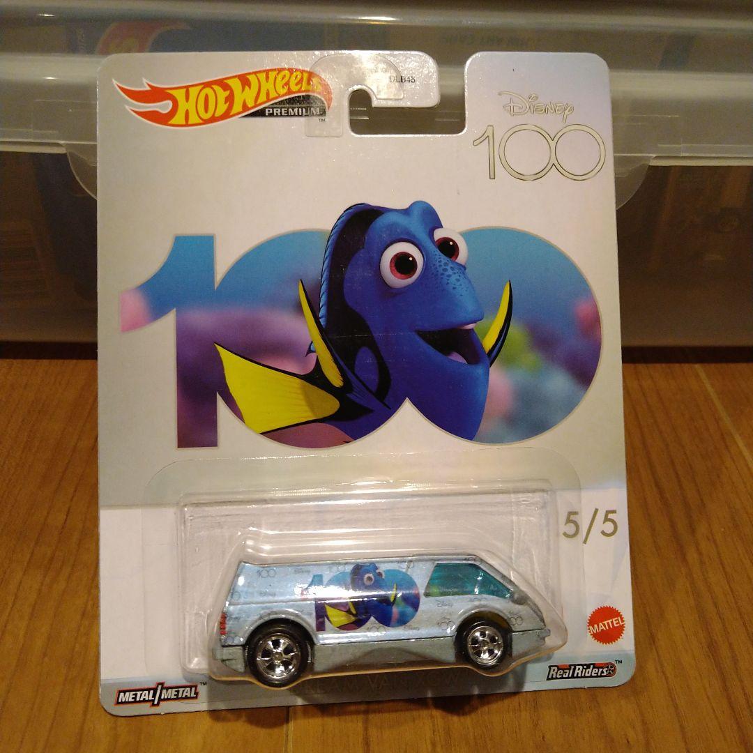 ホットウィール ポップカルチャー ディズニー100周年記念モデル 5台セット