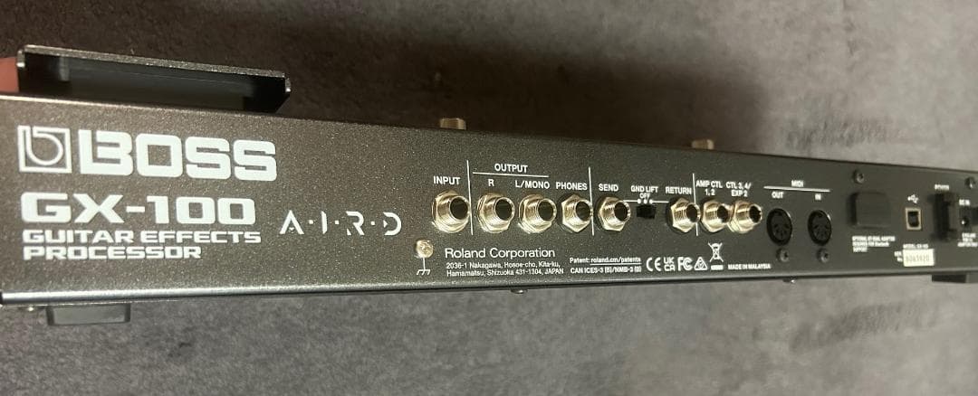 BOSS GX-100 開封のみ新同品 非純正中古ケース選択可です。