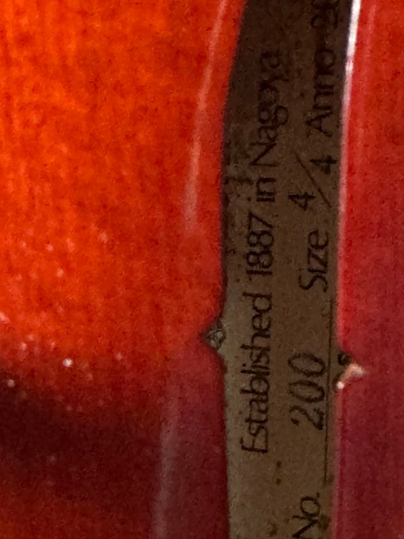 M*i様 鈴木バイオリン　4/4　No.300　2005年製　スズキ suzuk