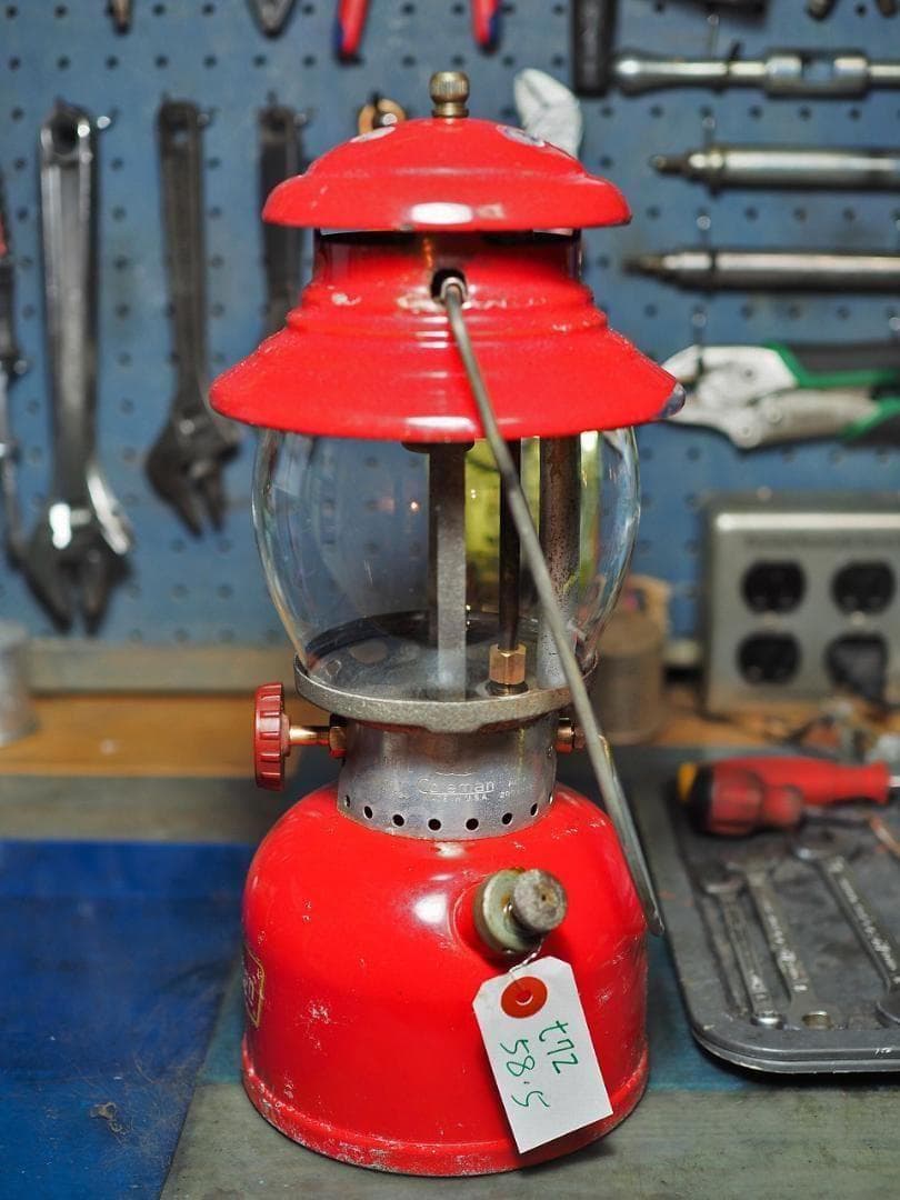 1958年5月 コールマン 200A ランタン（イエローボーダー）t72