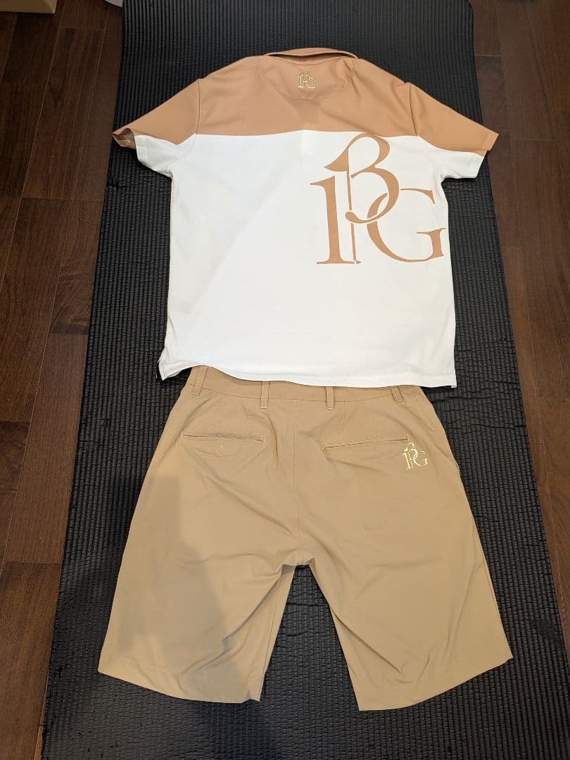 1piu1uguale3 ポロシャツとショートパンツセット XL