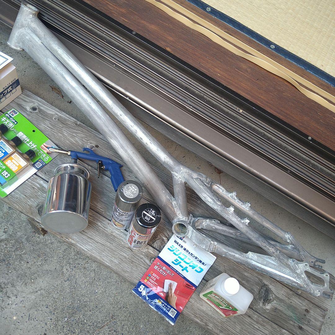 Dob 20インチ BMX系バイクフレーム 塗装セット サンドブラスター付き