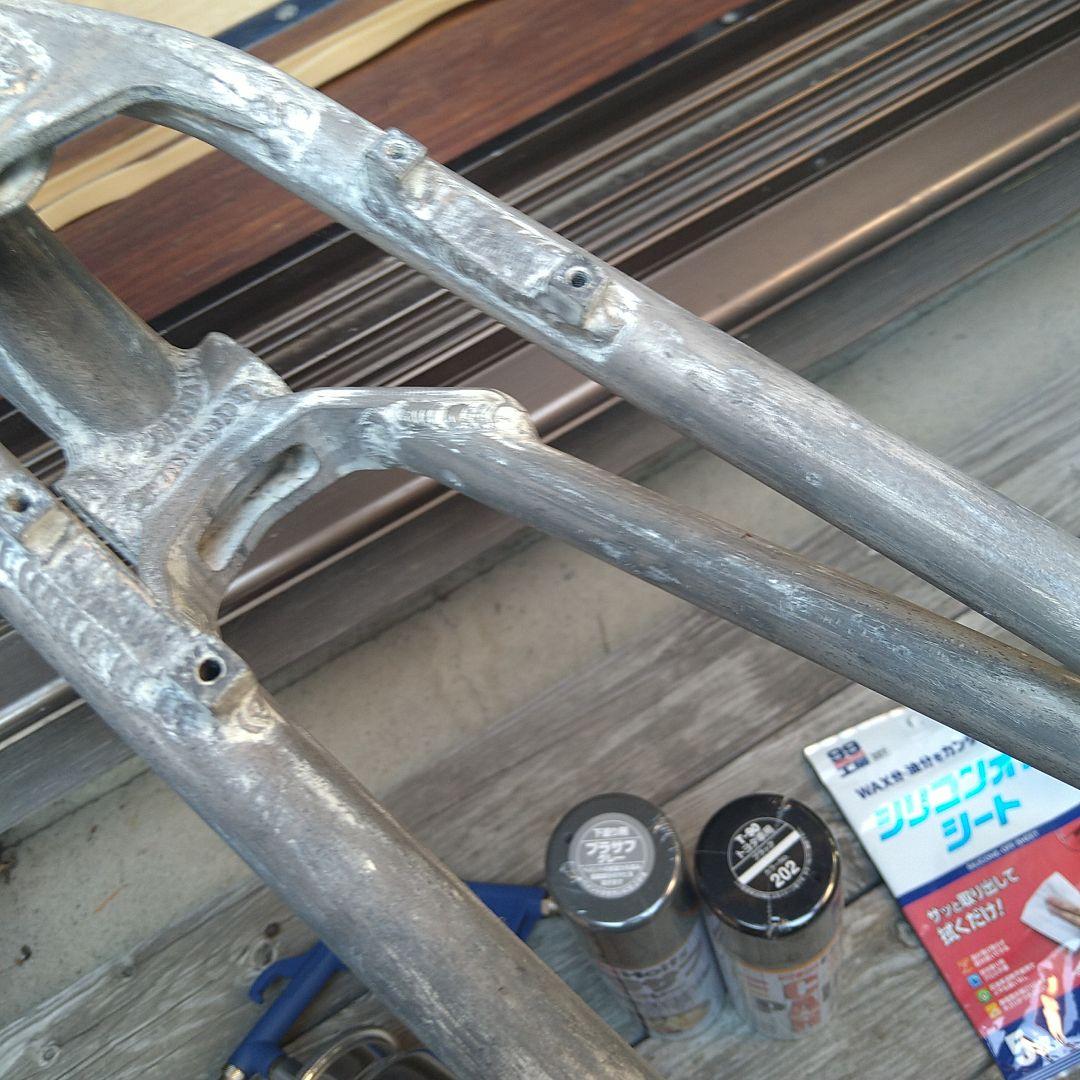 Dob 20インチ BMX系バイクフレーム 塗装セット サンドブラスター付き