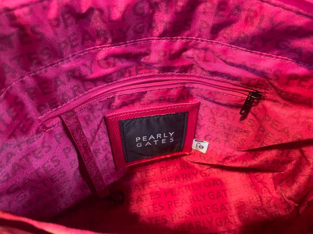 PEARLY GATES ピンク キャディバック