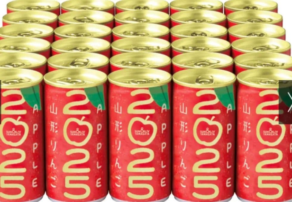 5/11まで期間限定価格⭐山形りんごジュース2025 30缶セット×4箱