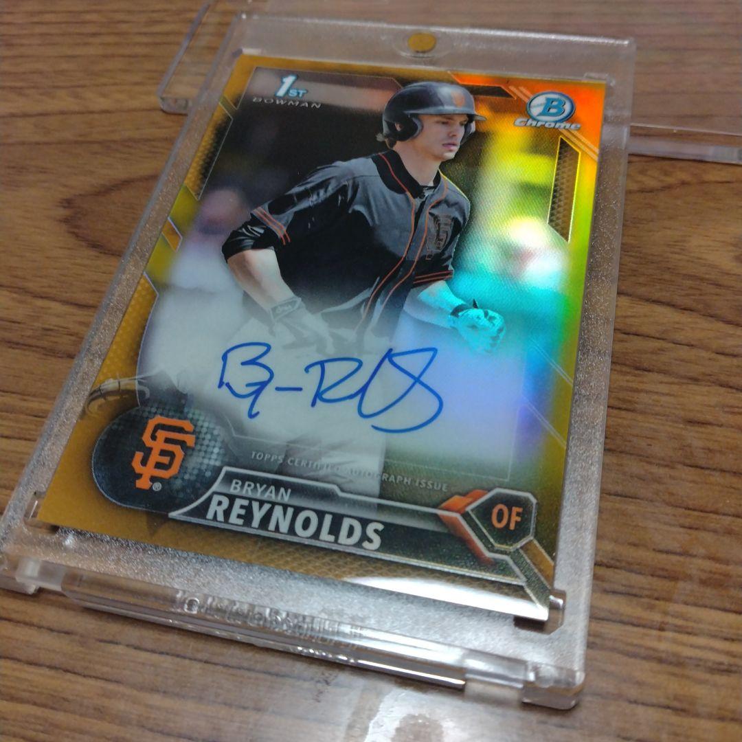 MLB 1st BRYAN REYNOLDS　ゴールドref auto