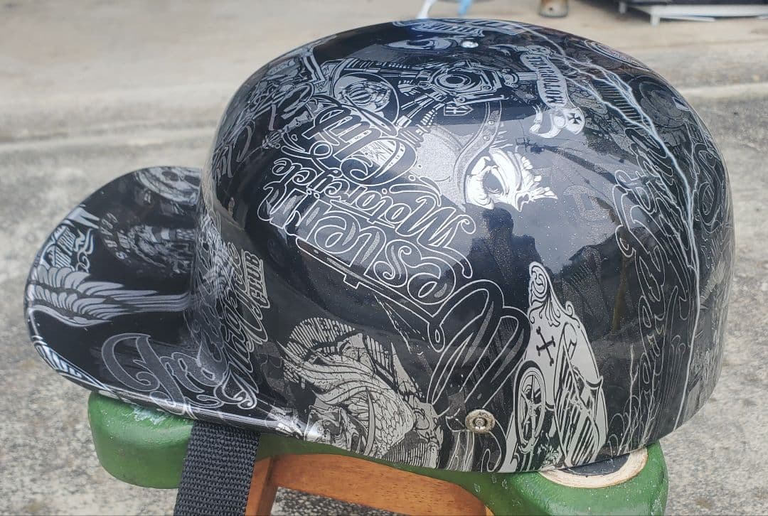 ストリート系グラフィックヘルメットバイク ハーレー