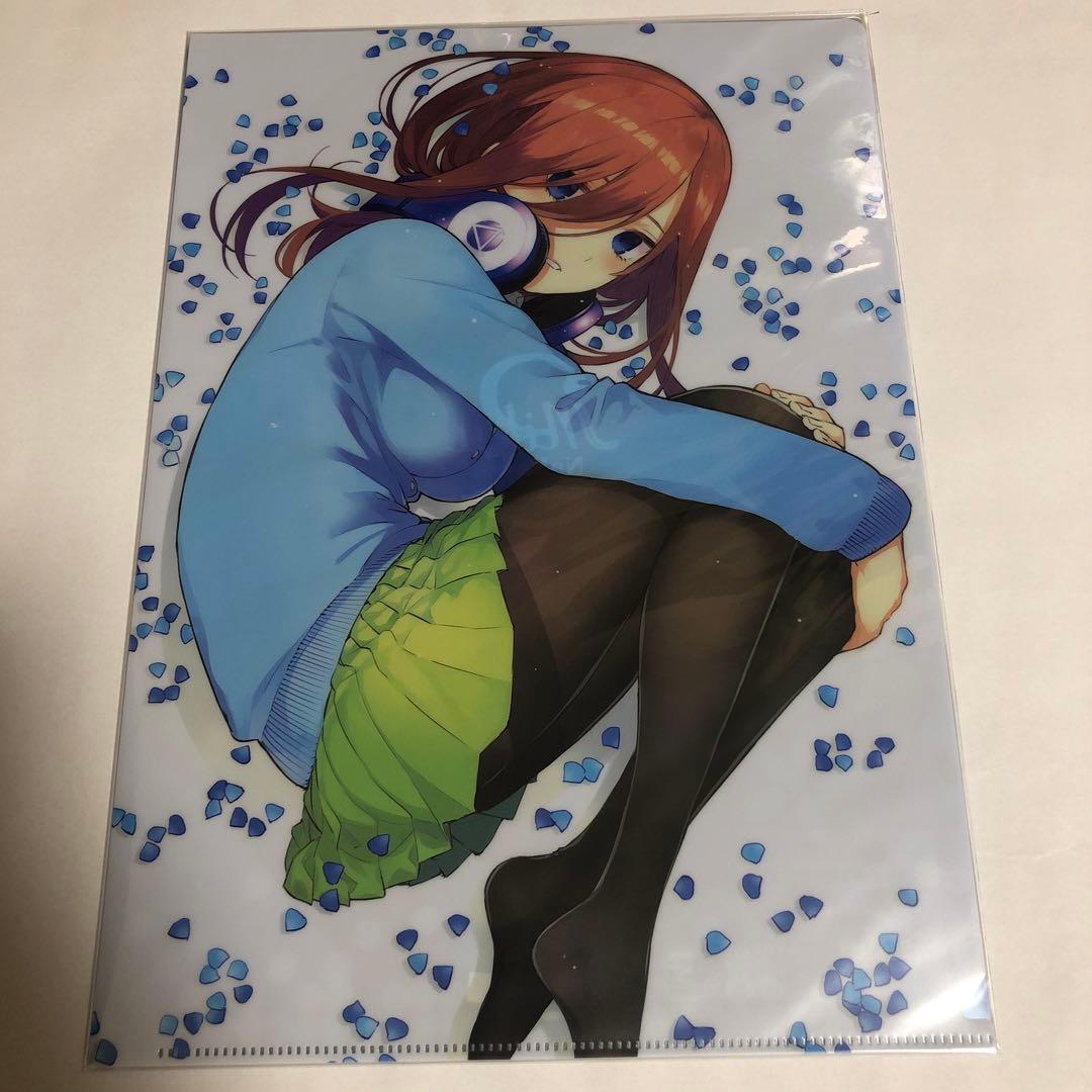 五等分の花嫁　一花　二乃　三玖　四葉　五月　花嫁展　原画　クリアファイル