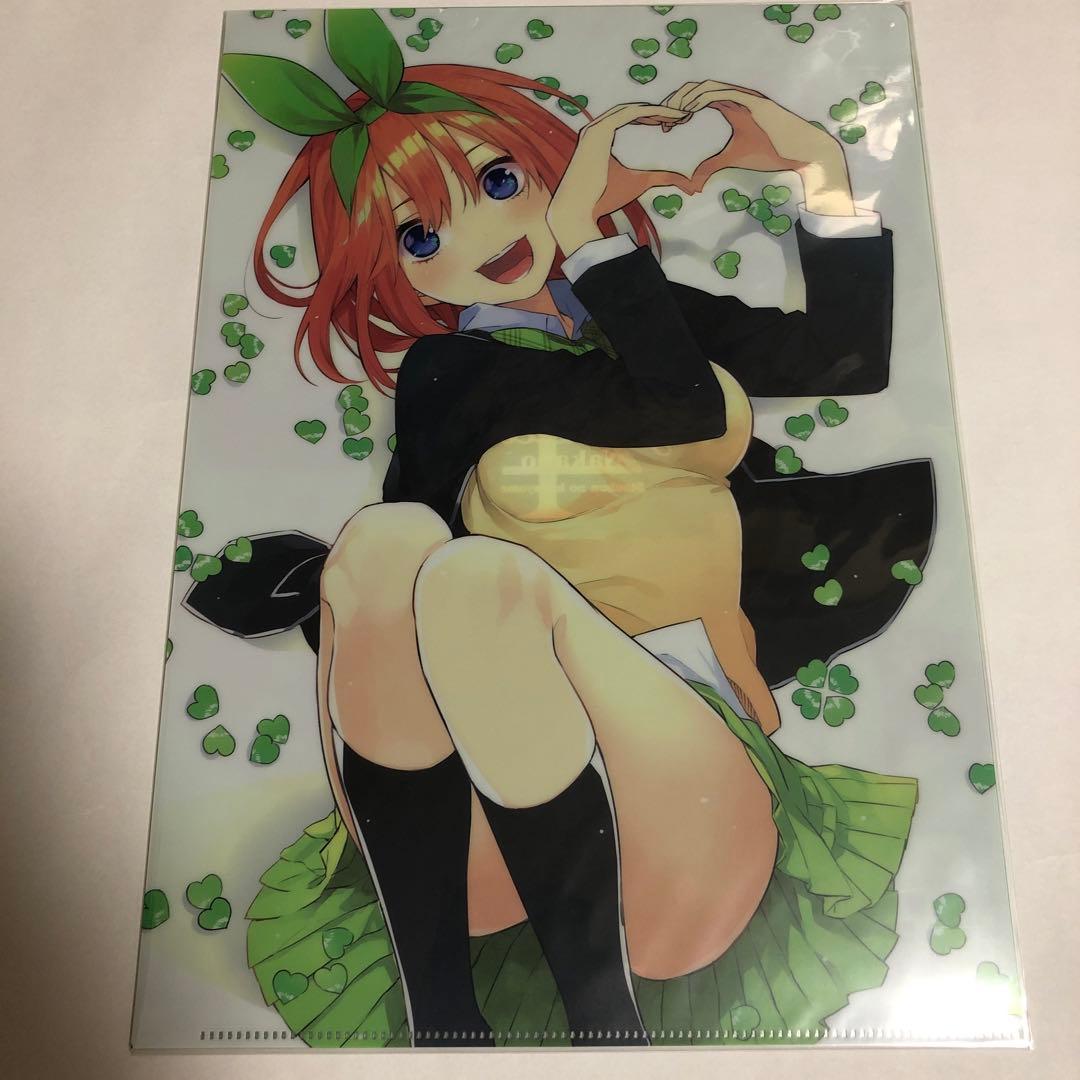 五等分の花嫁　一花　二乃　三玖　四葉　五月　花嫁展　原画　クリアファイル