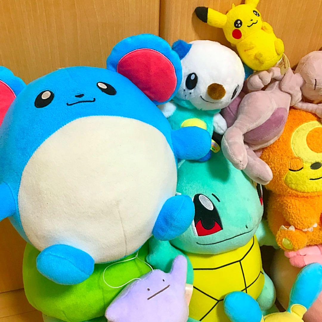 お得！人気　NINTENDOポケットモンスターぬいぐるみ大集合　お得14体セット