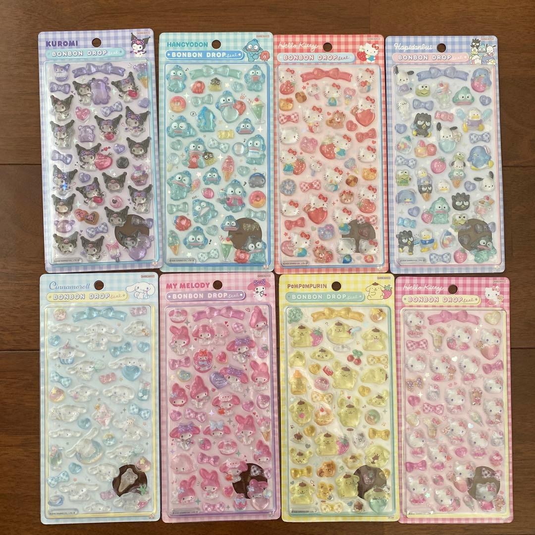 サンリオ　第二弾　ボンボンドロップシール　正規品　ボンドロ　コンプリートセット