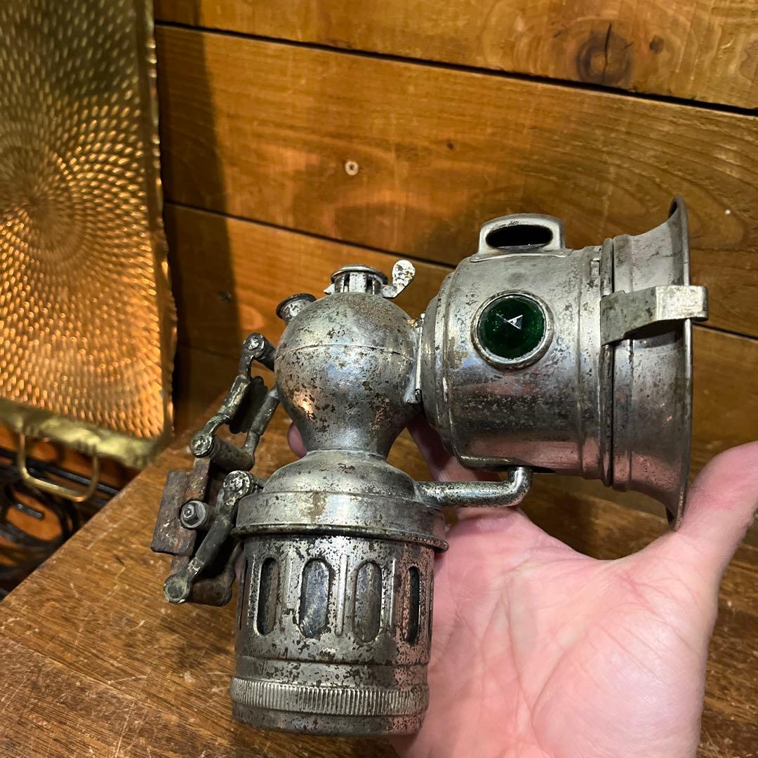 アンティーク　カーバイトランプ