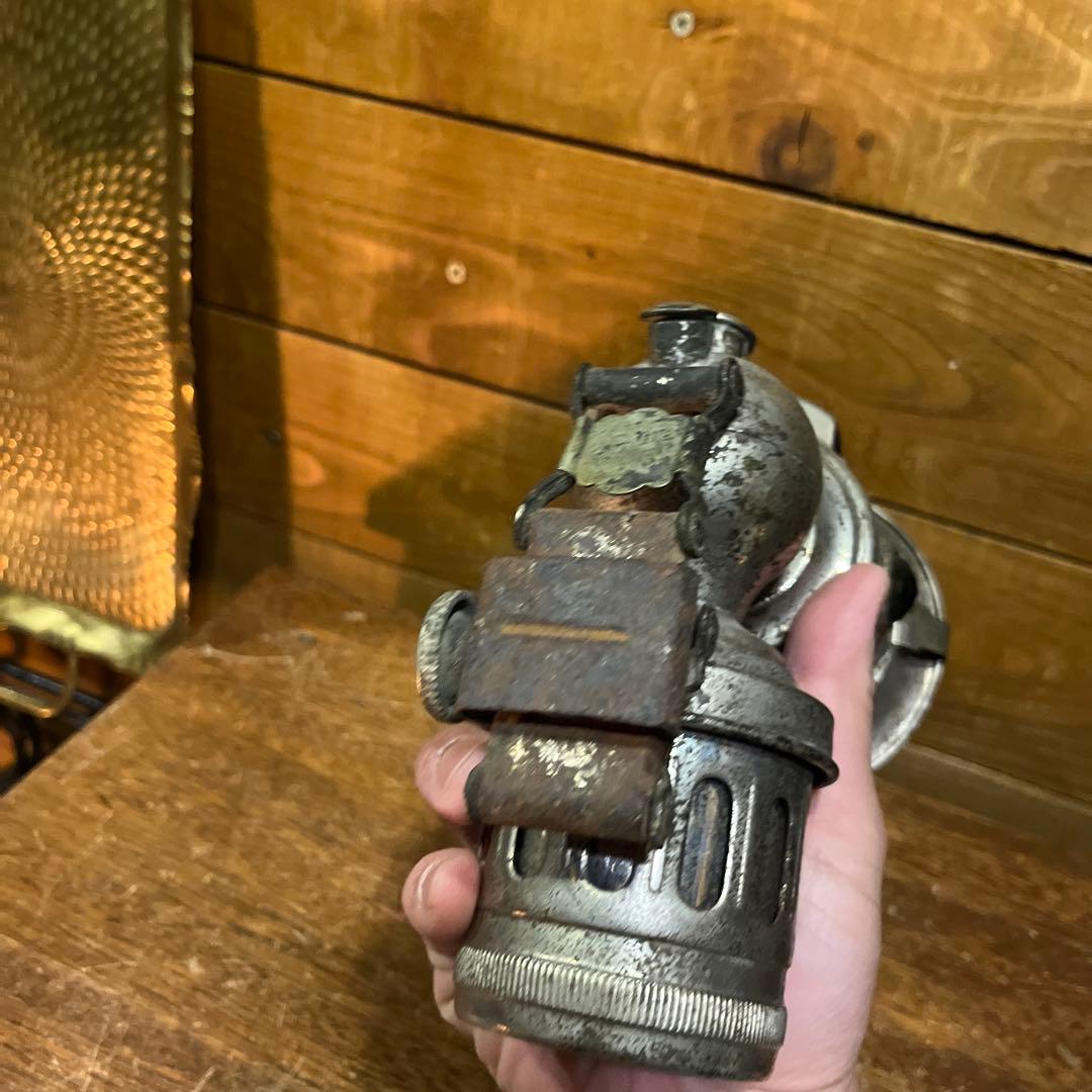 アンティーク　カーバイトランプ