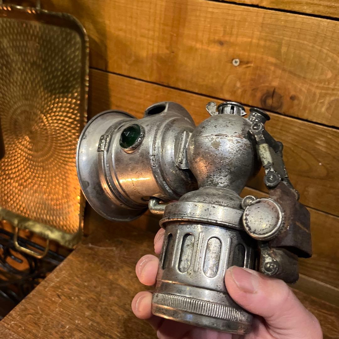 アンティーク　カーバイトランプ