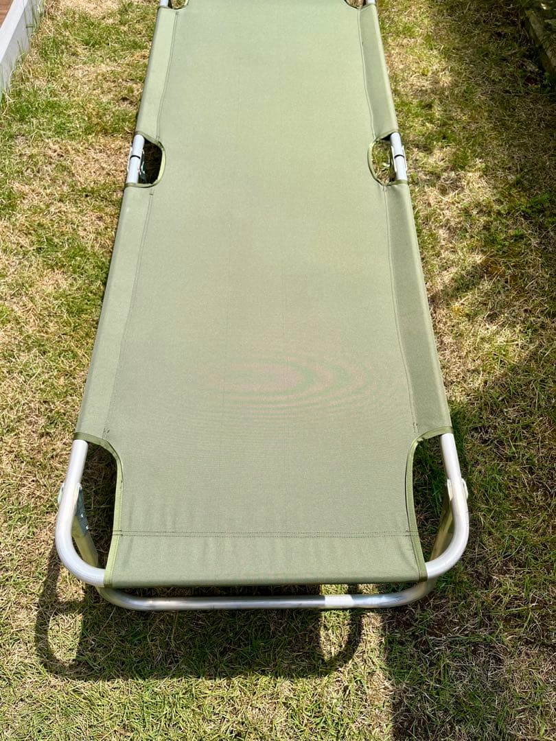米軍放出未使用品 折りたたみ式コット 簡易ベッド アルミフレーム 軽量 実物