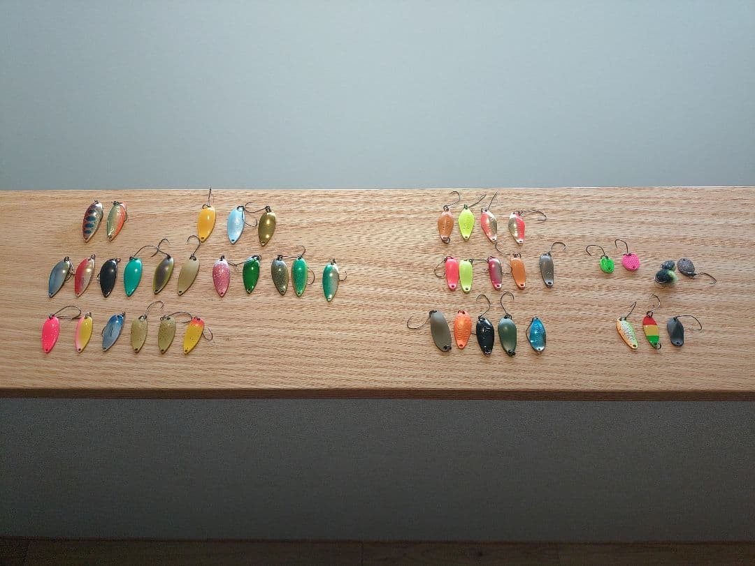 エリアフィッシング　スプーンルアーセット 43個