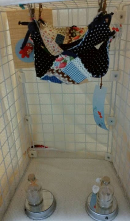 モモンガハウス(イチゴパッチ・紺)  春(夏)秋仕様  1900円