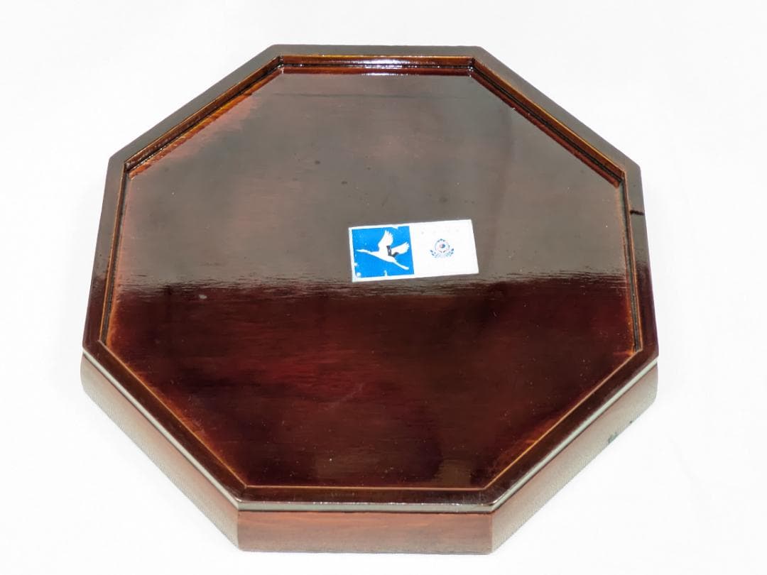 八角木製九節板(クジョルパン) 螺鈿漆器 貝細工 お節正月 縁起物 韓国