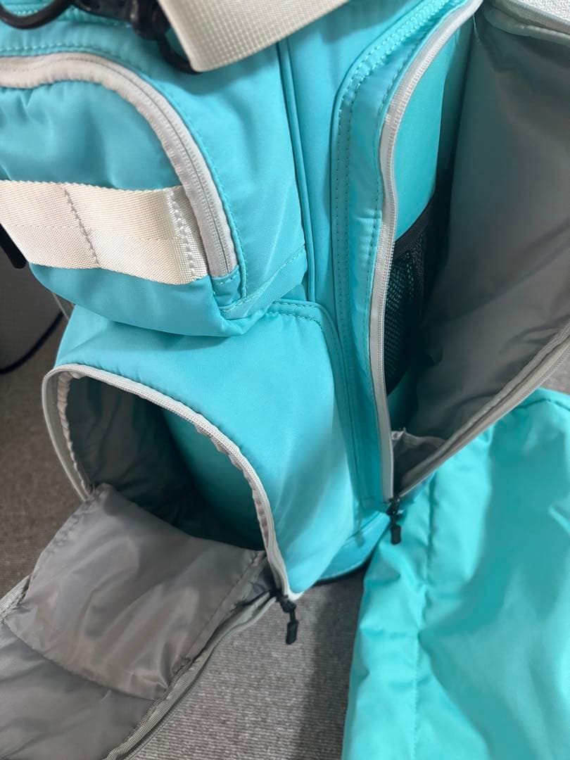 BRIEFING キャディバッグ AQUA限定色