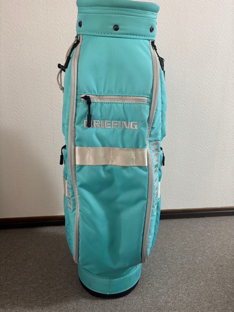 BRIEFING キャディバッグ AQUA限定色