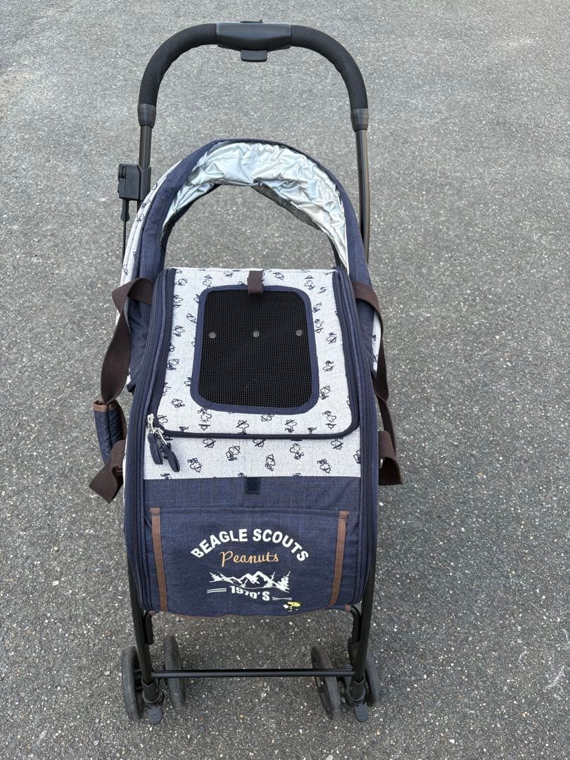 ペットパラダイス　3WAYペットカート　スヌーピー柄