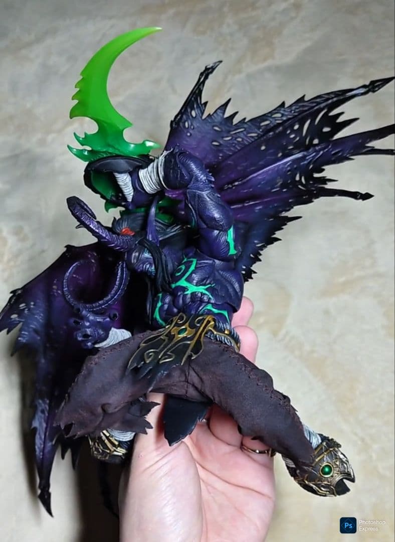ゲームキャラクター Hero toys Illidan Black Devil