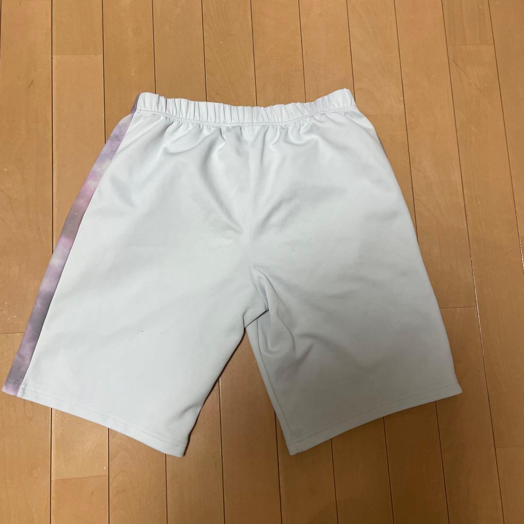 バドミントンウェア セットアップ Ｌホワイト/パープル