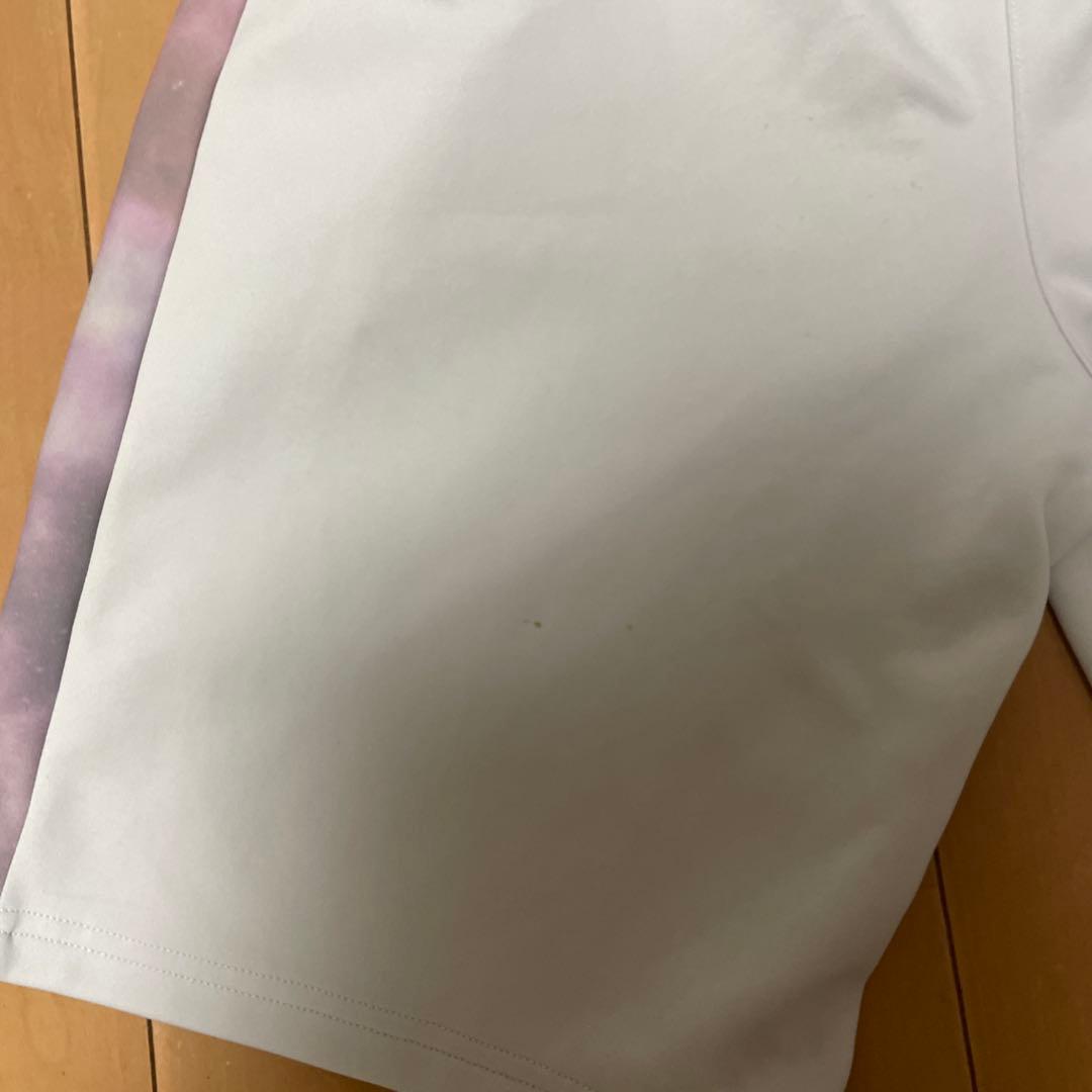 バドミントンウェア セットアップ Ｌホワイト/パープル