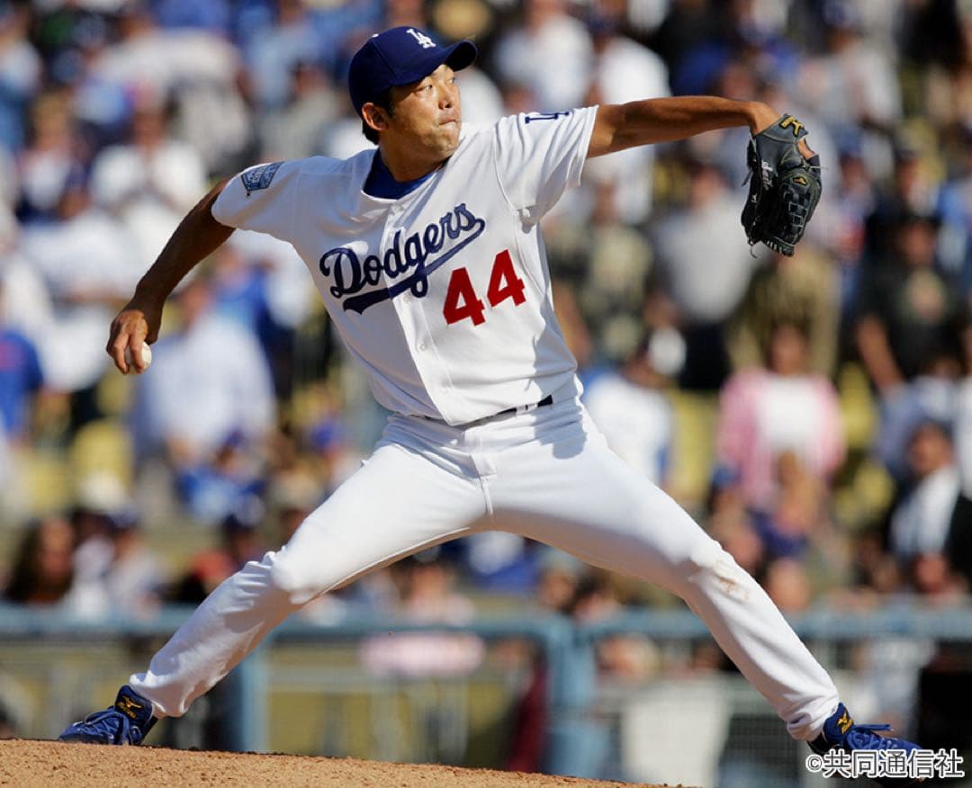 ドジャース　斉藤隆　直筆サインボール