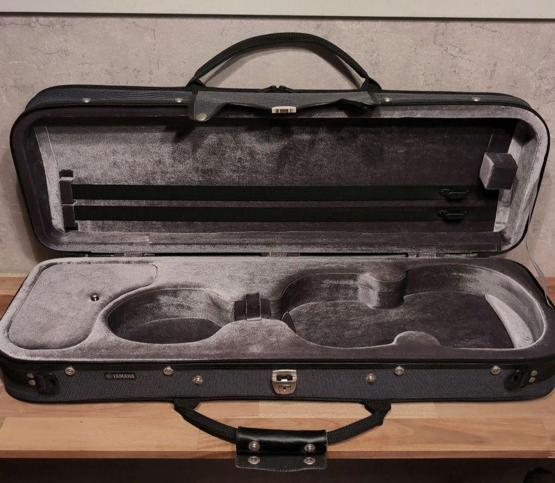 【未使用に近い】YAMAHA ヤマハ バイオリン ケース グレー ネイビー