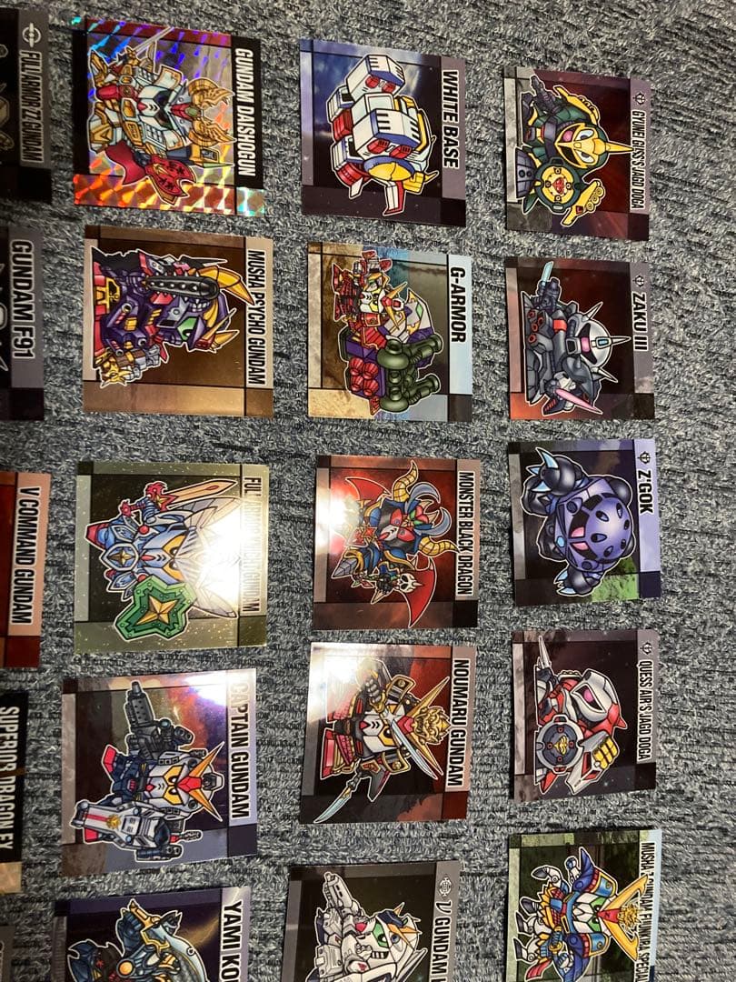 最新弾 元祖SDガンダム スナック 2弾 メタリックシール 全33種フルコンプ