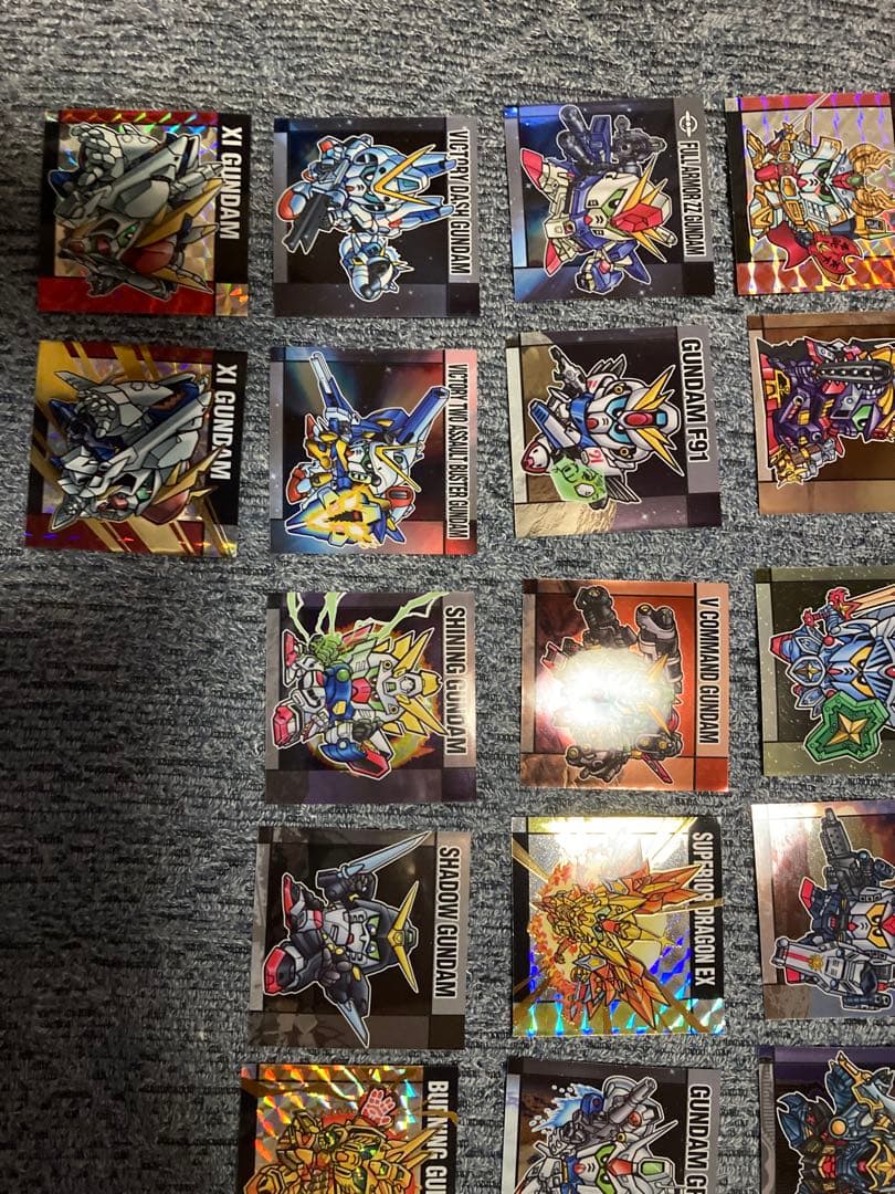 最新弾 元祖SDガンダム スナック 2弾 メタリックシール 全33種フルコンプ