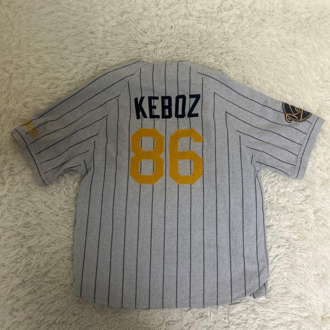 美品　ケボズ、KEBOZ セットアップ　ベースボール　ワッペン　コムドット