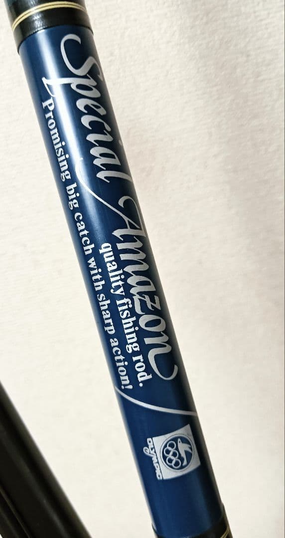 オリムピックスペシャルアマゾン3本継ぎ投げ竿！レア品