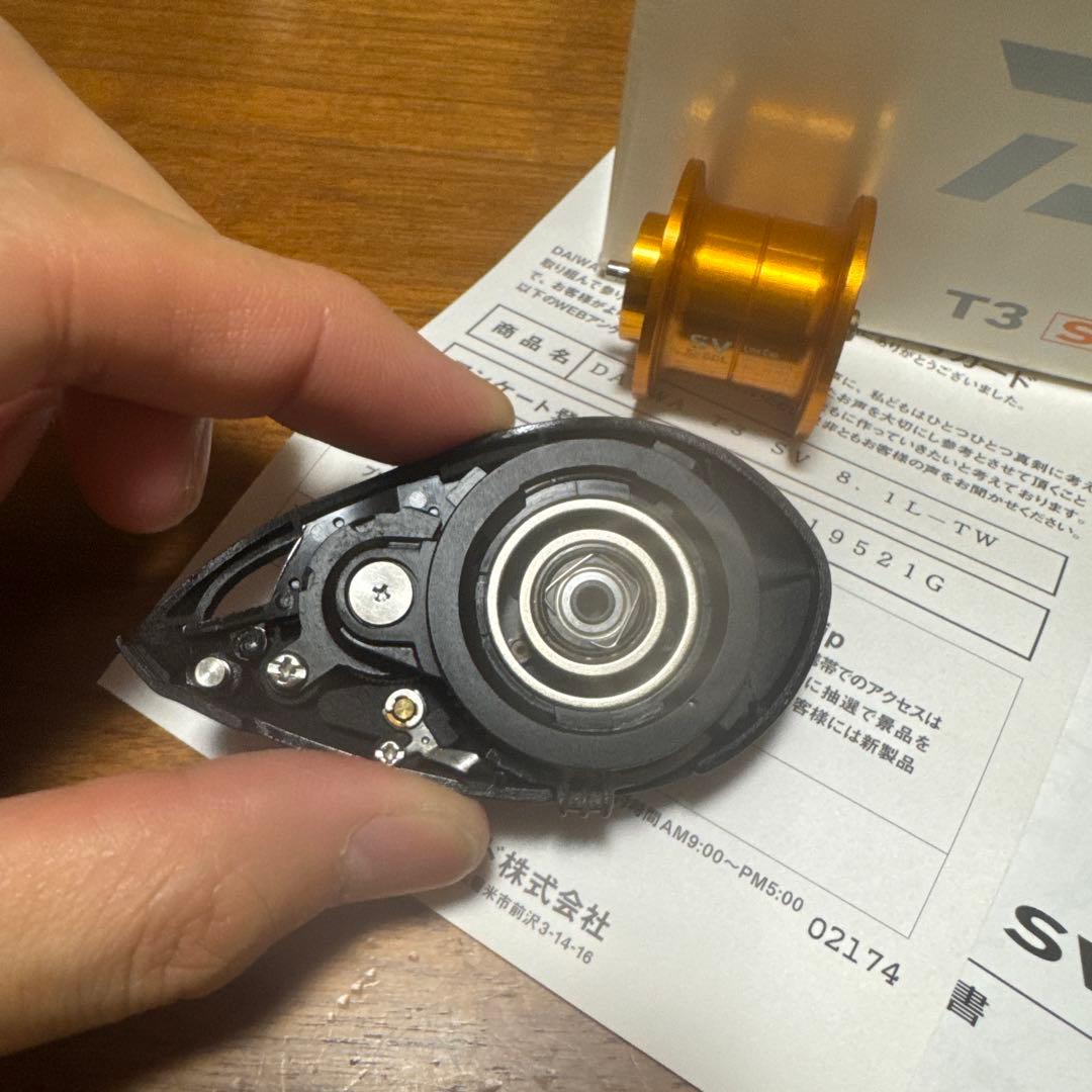 隣*ん様 ダイワ　T3 SV8.1L-TW ベイトリール 左巻き