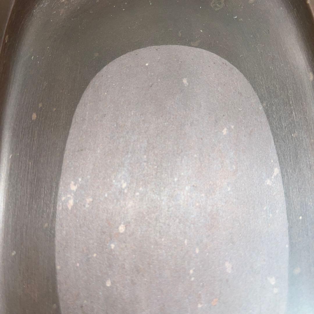 ⭕️紅渓石硯　二代目　羊堂　6寸大　彫刻入小判型硯　記念品　昭和56年作品　希少