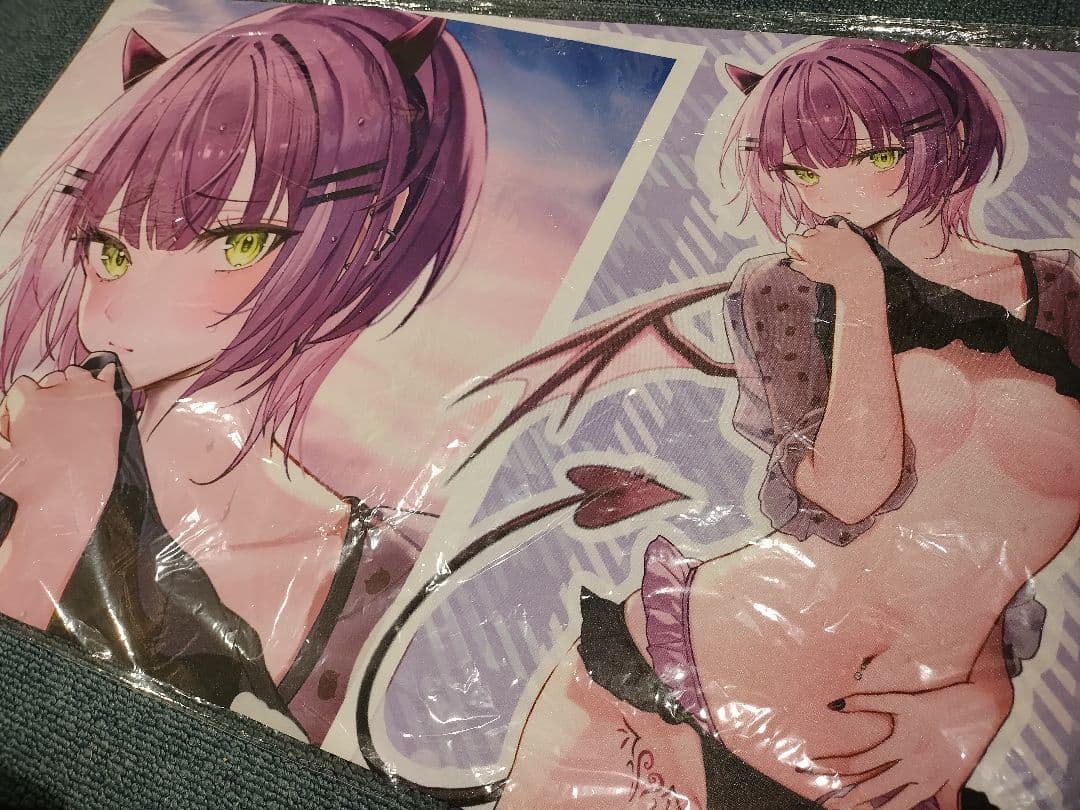 常闇トワ 水着 さなだケイスイ スリーブ プレマ プレイマット白詰草