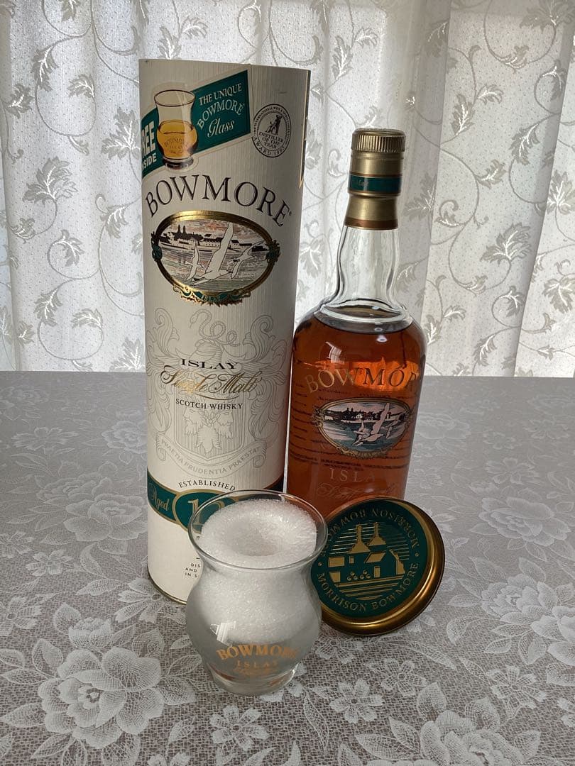 BOWMORE 12年 カモメラベル　グラス付き