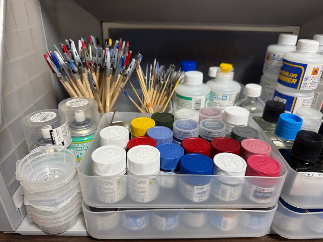 プラモデル塗装引退セット