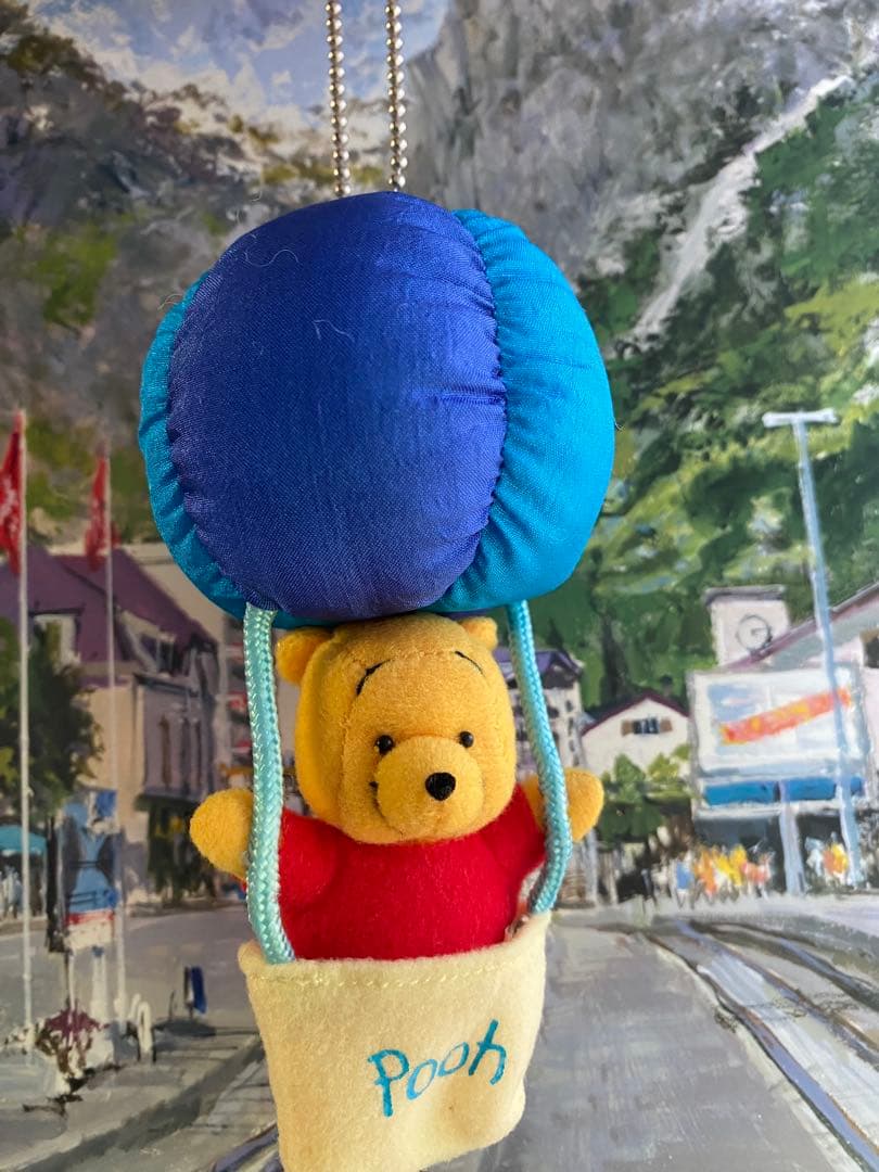 d*9様 超超希少　レア　レトロ　ぷーさん　ぬいぐるみキーチェーン