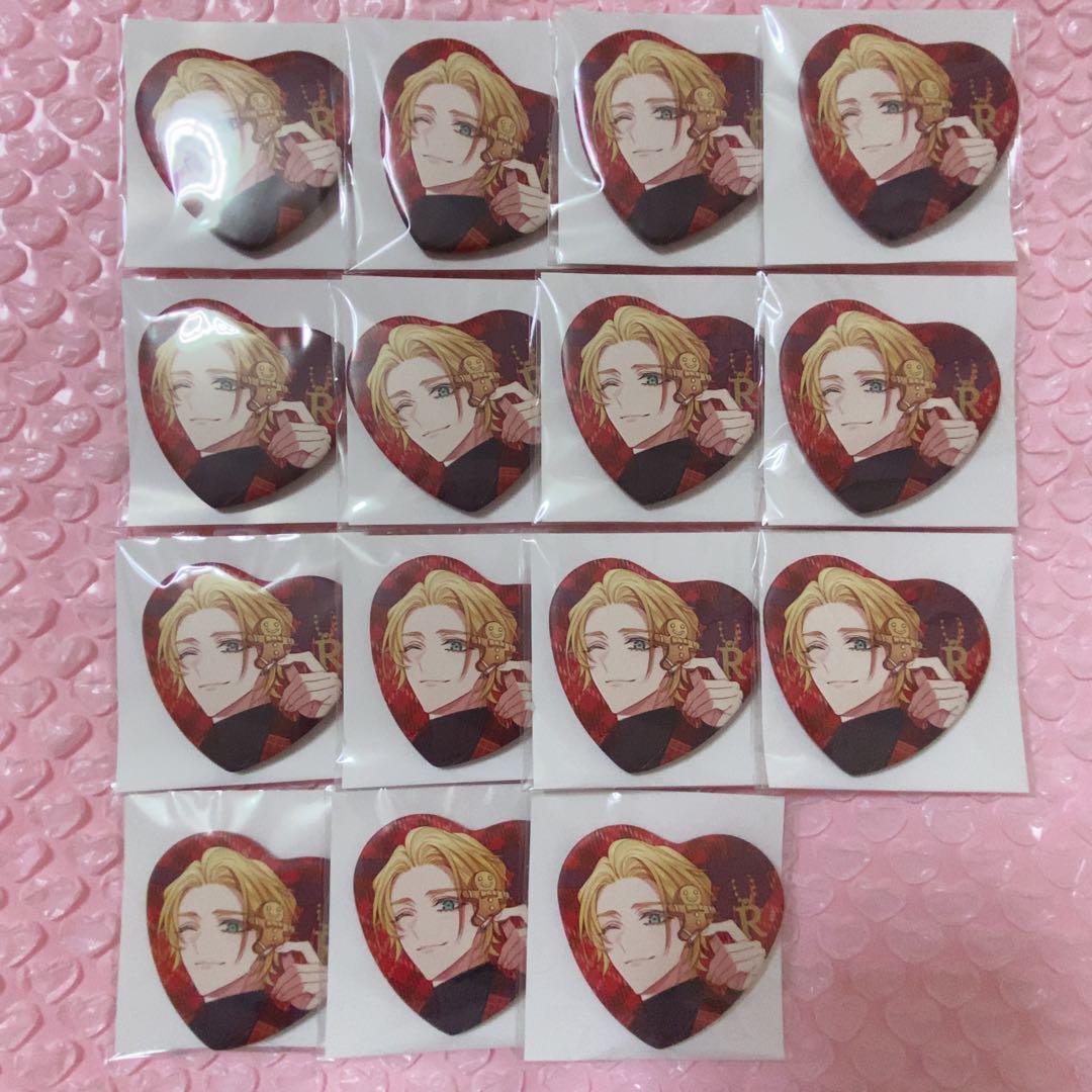 キューピットパラサイト キュピパラ ハート缶バッジ ラウル 単独