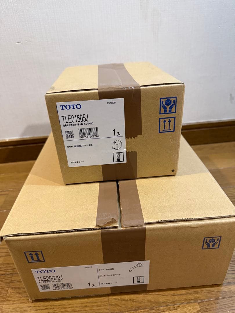 TOTO 水栓金具 セットTLE26009J+TLE01505J です