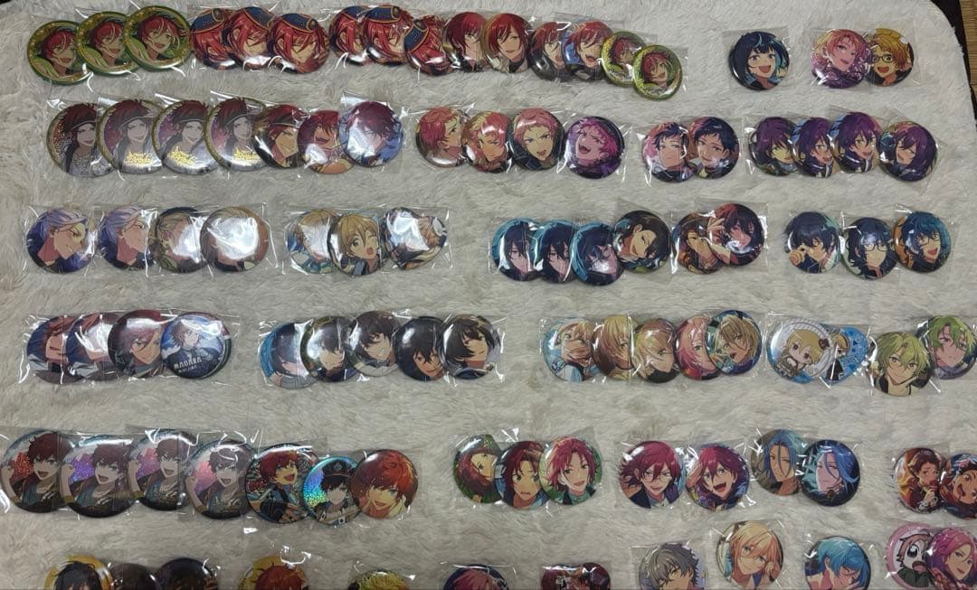 【ビジュアルバスタオル付き】あんスタ あんさんぶるスターズ 缶バッジ まとめ売り