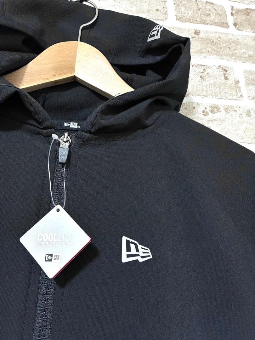 【フォロー割】新品 ニューエラゴルフ メンズ ジップパーカー Sサイズ 汗吸速乾
