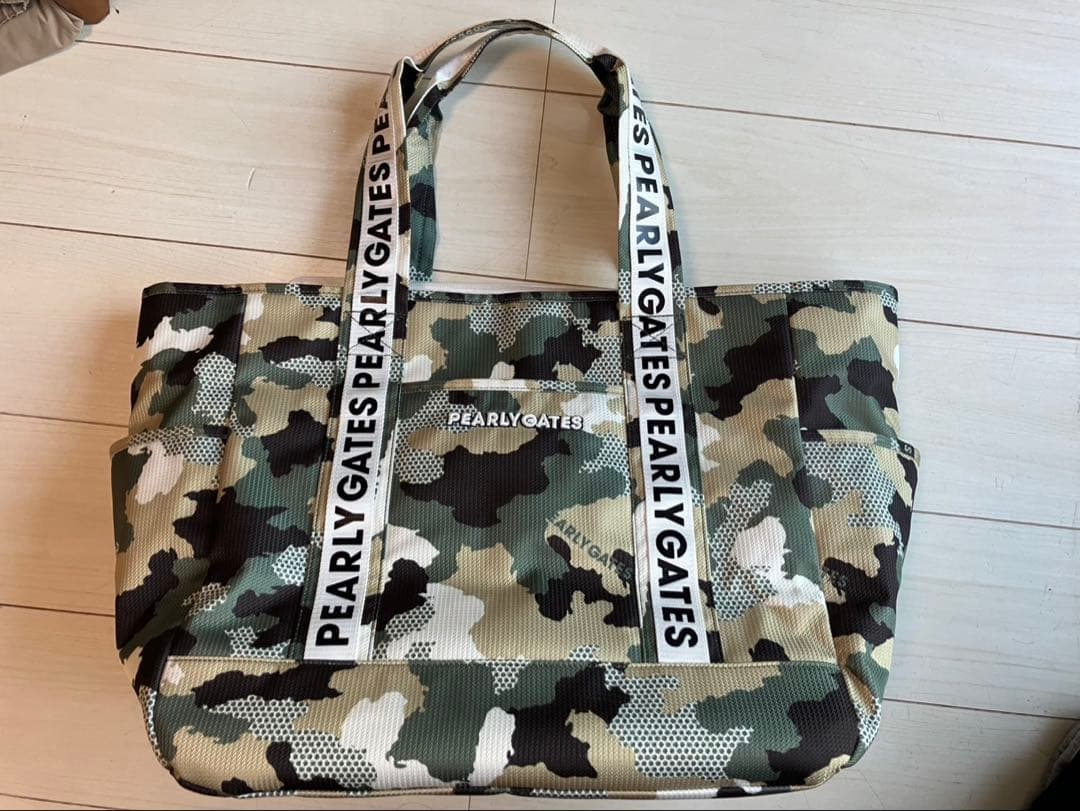 PEARLY GATES パーリーゲイツ 迷彩カモフラージュ柄 ロッカーバッグ