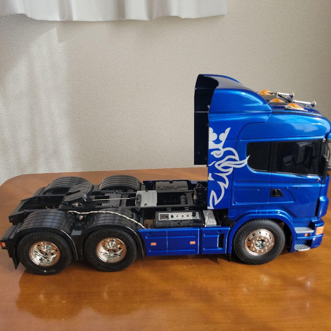 スカニア R620 6×4 フルオペレーションセット ブルー 完成品