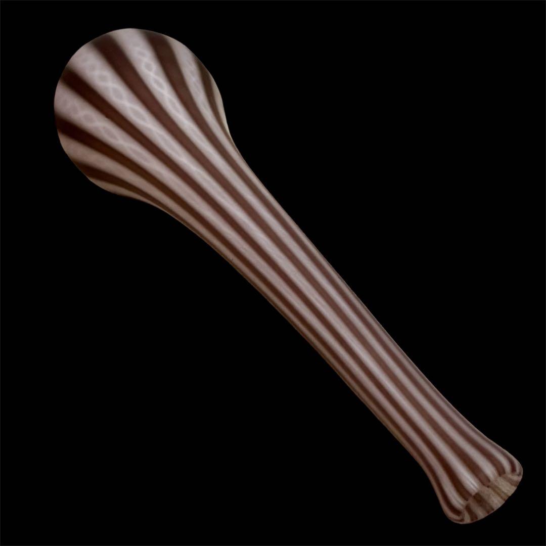 高さ:約47cm‼️藤田喬平 手吹 ヴェニス 鶴首 カンナ 大作 ガラス花瓶 花器