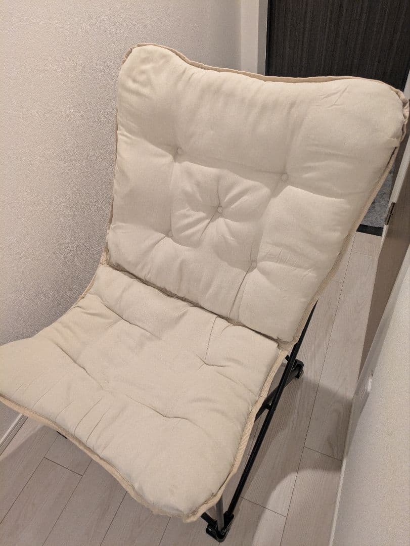 バタフライチェア ハイバック　アイボリー