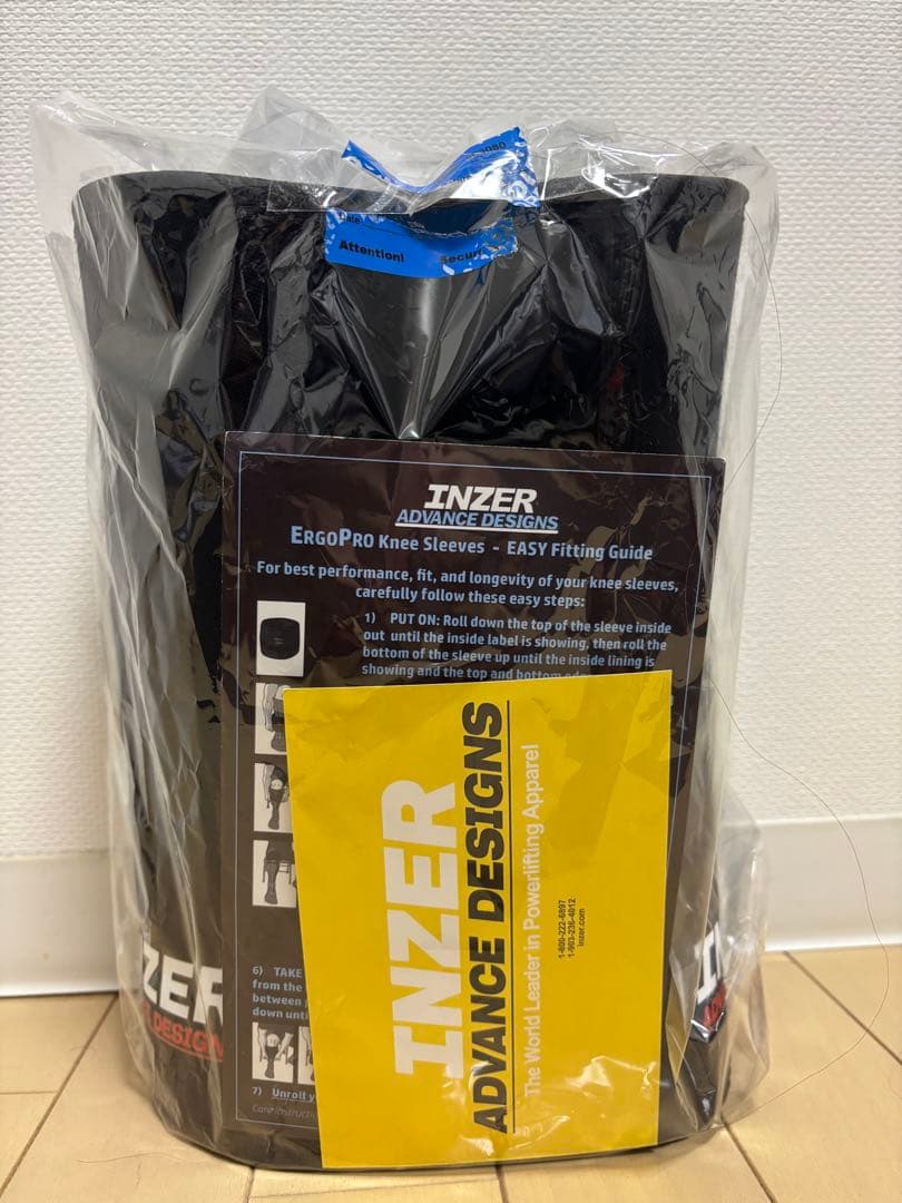 スクワット重量が爆伸び！!エルゴプロ インザーニースリーブ黒